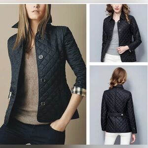 Burberry Black Quilted Puffer Jacket
